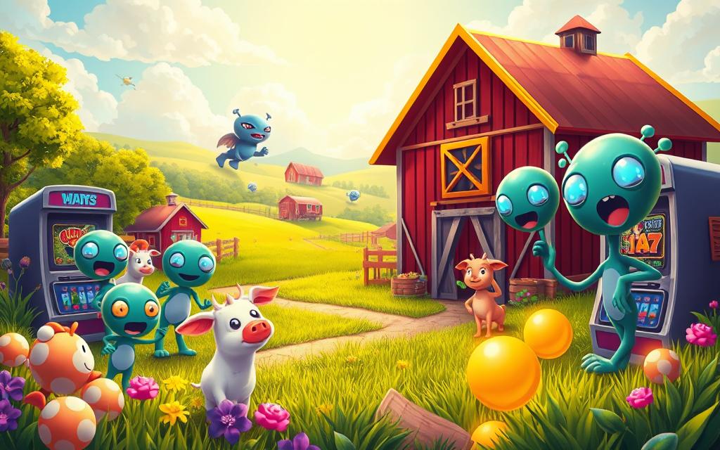 Farm Invaders ปกป้องฟาร์มในเกม รับรางวัลใหญ่จากการเล่น (1)