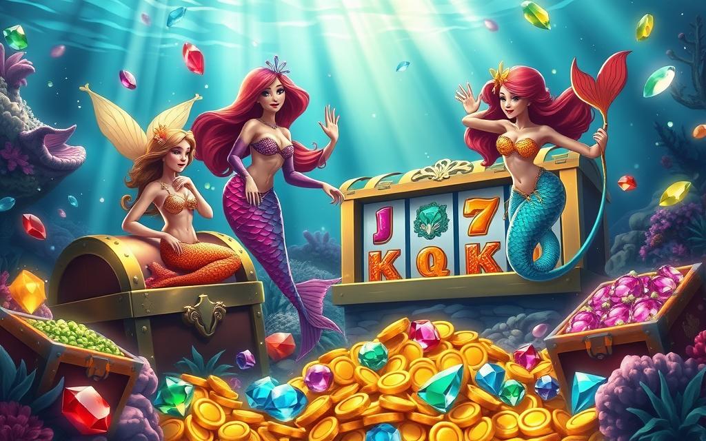 Mermaid Riches ดำน้ำ ค้นหาสมบัติ โลกใต้น้ำ ผ่านเกมสล็อต (3)
