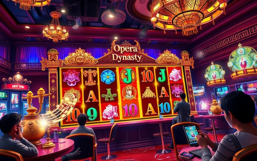 คุณสมบัติพิเศษในเกมสล็อต Opera Dynasty