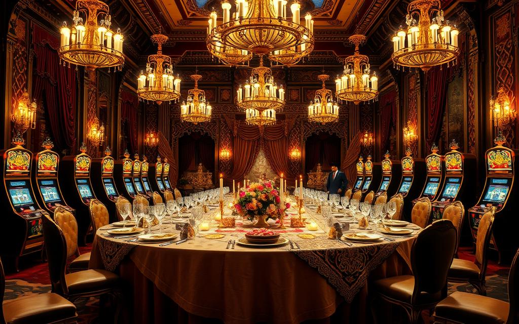 ธีมและกราฟิกสวยงามใน The Queen’s Banquet