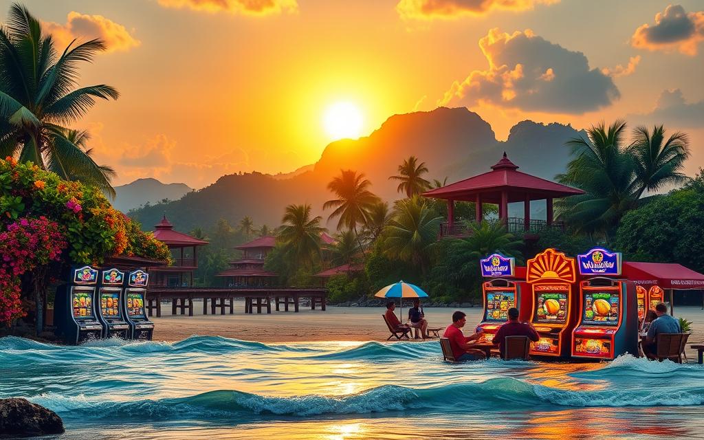 พักผ่อนในบาหลีและชนะรางวัลในเกมสล็อต Bali Vacation