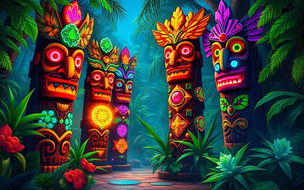 ฟีเจอร์พิเศษในเกมสล็อต Totem Wonders