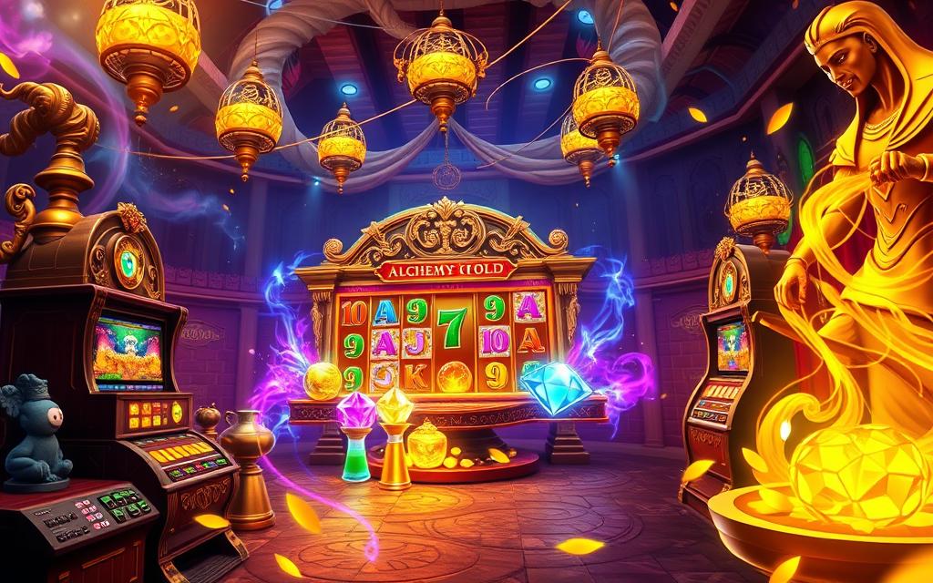 Alchemy Gold เกมใหม่ค่าย PG ฟรีสปินสุดปัง แตกเดือด (2)