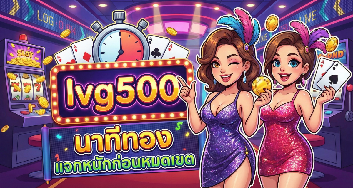 โปรโมชั่นคาสิโนออนไลน์ นาทีทอง แจกหนักก่อนหมดเขต (1)