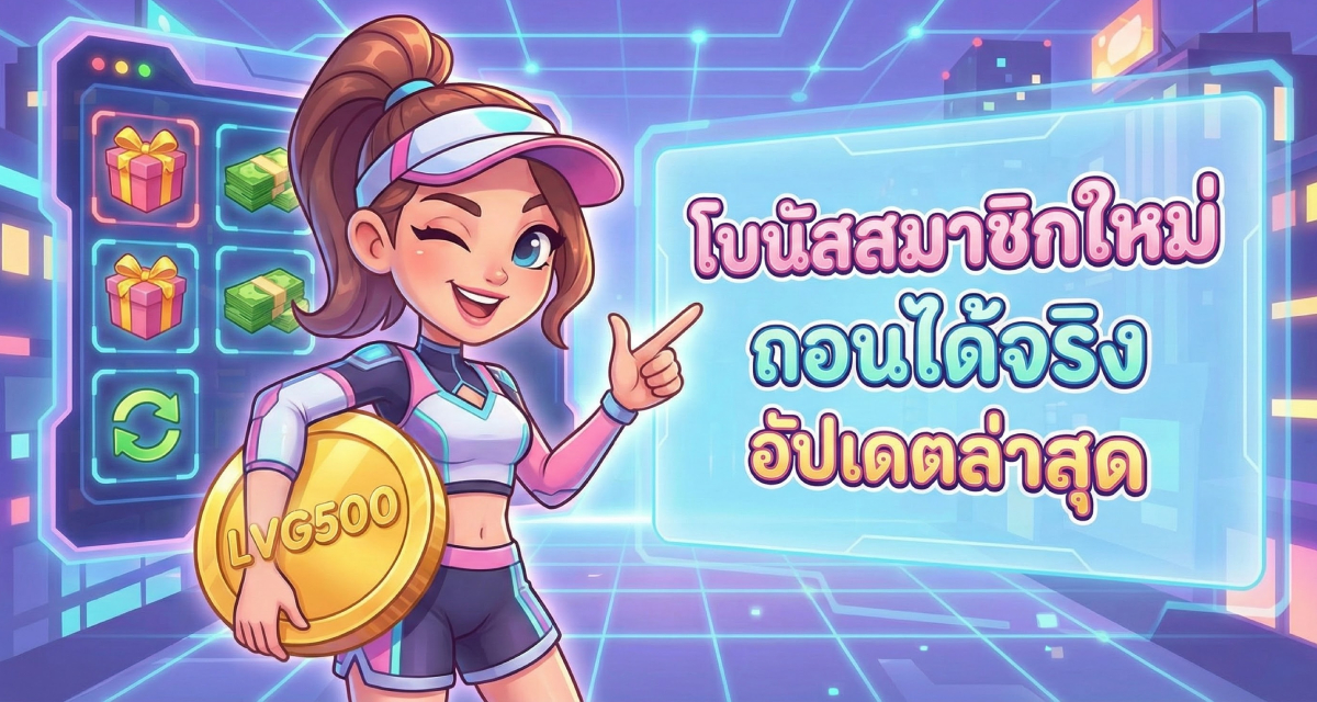 โบนัสสมาชิกใหม่ ถอนได้จริง อัปเดตล่าสุด (1)
